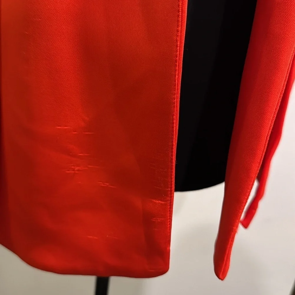 🔵 Women's Red Cape Blazer Size S/M